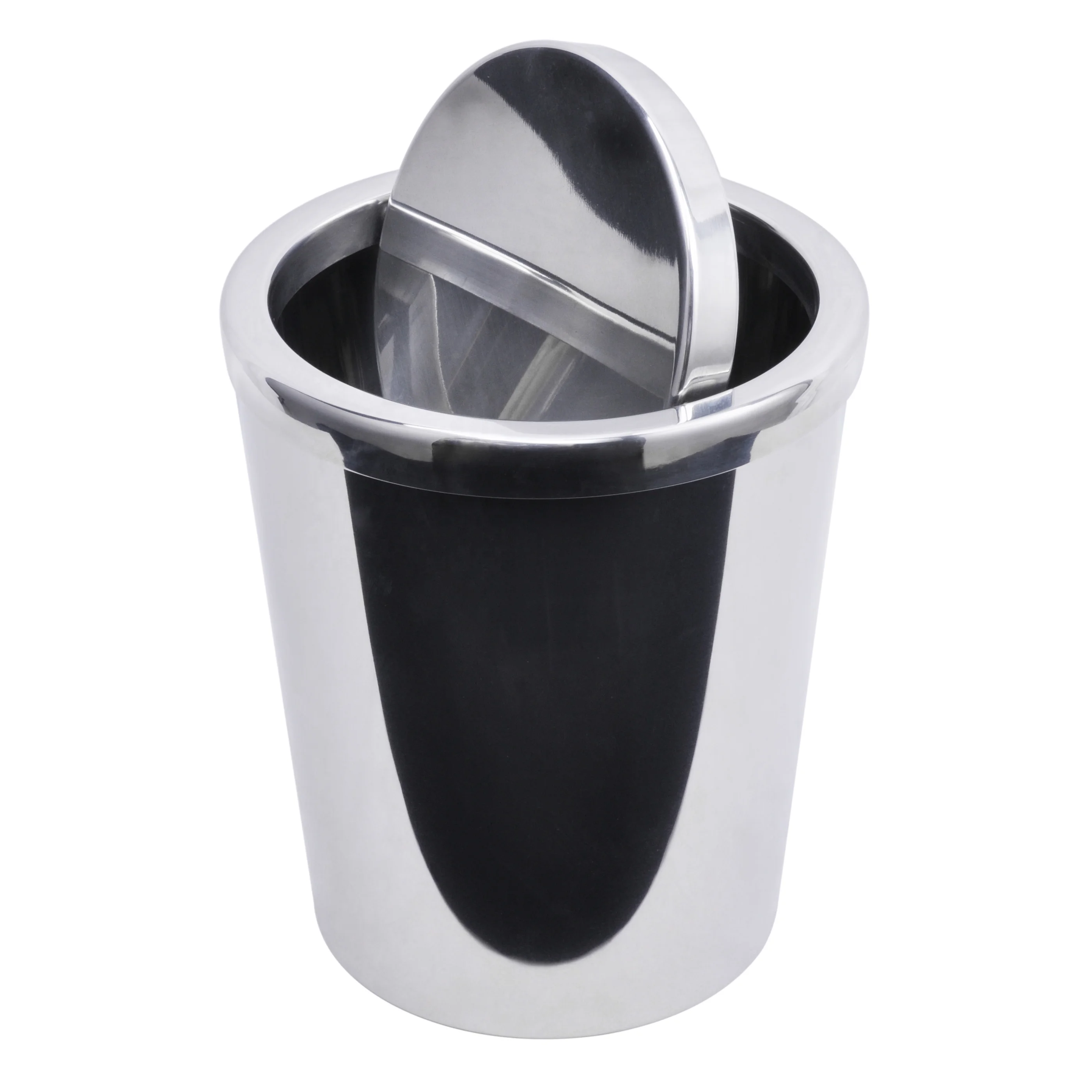 Mini Trash Can with Lid Small Tiny Mini Countertop Trash Cans for Desk Car Office Kitchen Swing Top Trash Bin