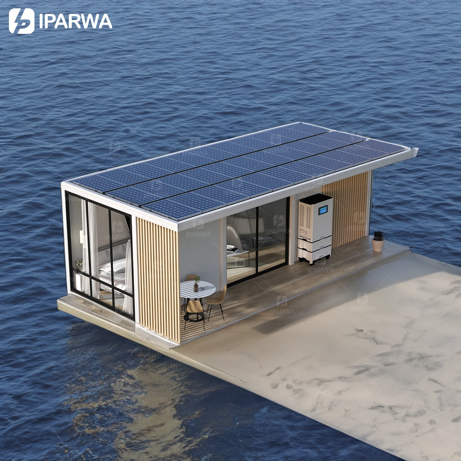 Wholesale Custom Modern Prefabricated Container Houses Luxury Villa Prefab Homes Low Cost Steel Roof for Paraguay Market