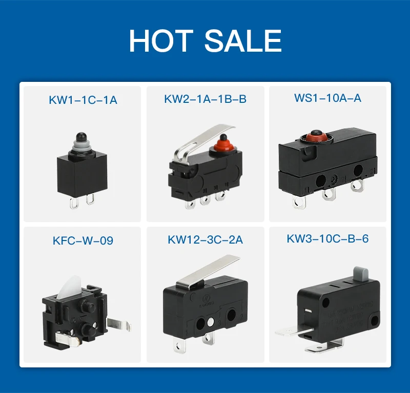 Chinakel KW12-3A-B Micro Limit Switch 125/250VAC 0.1-10A Single Pole ...