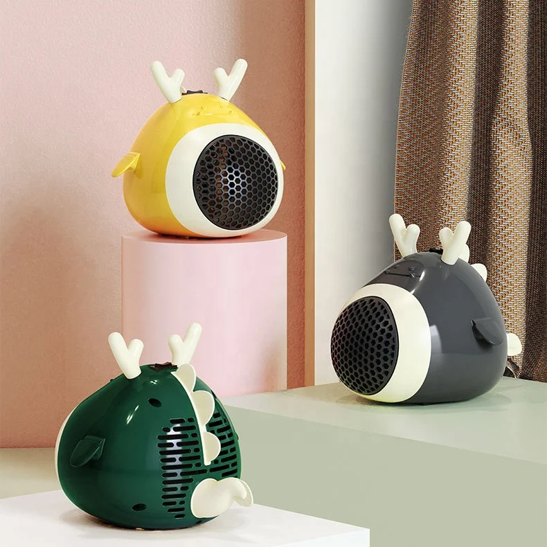 Household Intelligent Temperature Control Heater Desktop Dual-use Portable Heater Fashionable Small Mini Heater 3