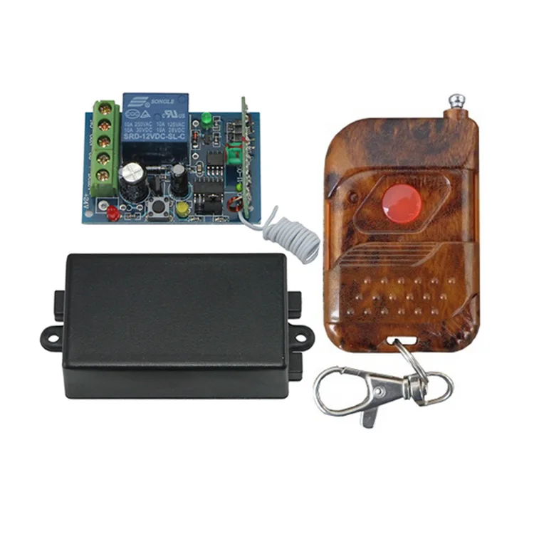433 Mhz Universal Wireless Remote Control Switch DC 12V 1CH Relay Receiver Module and RF Transmitter Electronic Lock Control