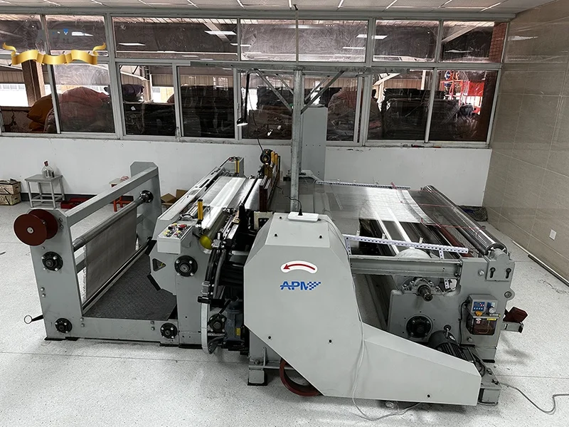 Shuttleless Servo Dobby Shedding Metal Thread Fine Wire Mesh Rapier Industrial Weaving Machine