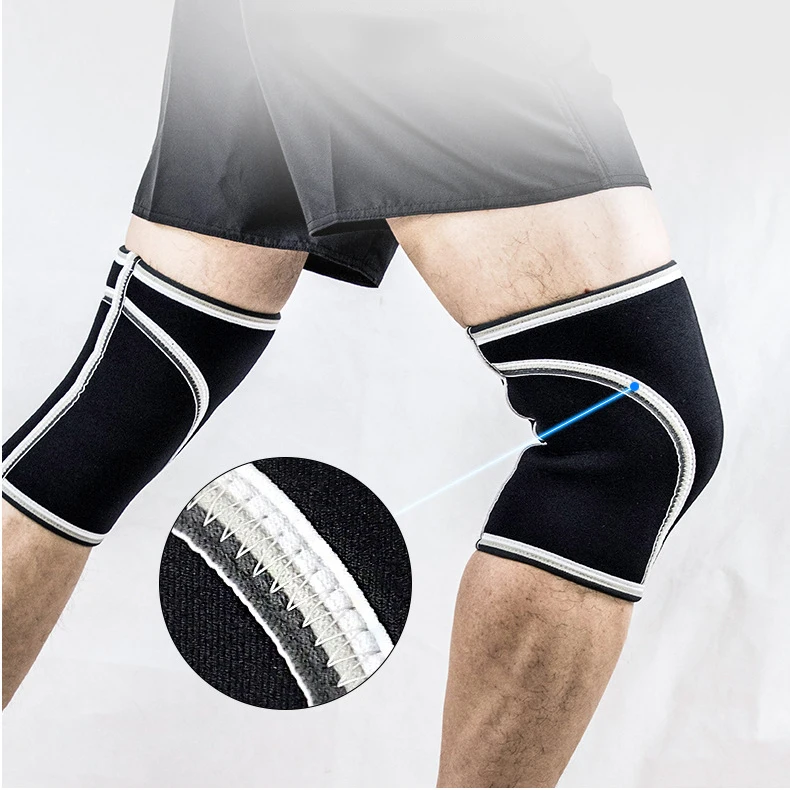 Неопреновый Бандаж на колено с логотипом на заказ, размер 7 мм