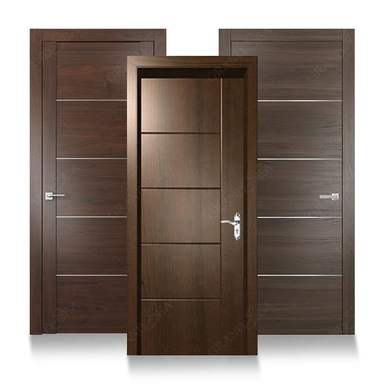 Puerta de madera interior Puertas de bajo precio Puerta de madera MDF WPC,  Fabricante, Fábrica