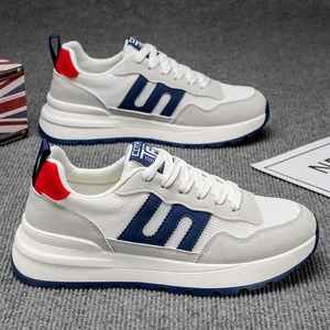 High Quality Men's Sneakers Breathable Casual Walking Outdoor Running Sports Shoes Running Thick Soled Shoes