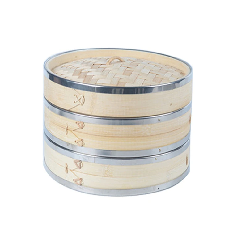 High Quality Bamboo Food Steamer Lifestyle Cookware