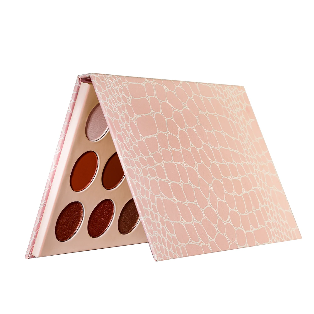 Private Label Cosmetics Makeup Eyeshadow Palette 15 Pink Crocodile Vegan Eye Shadow Pressed Powder