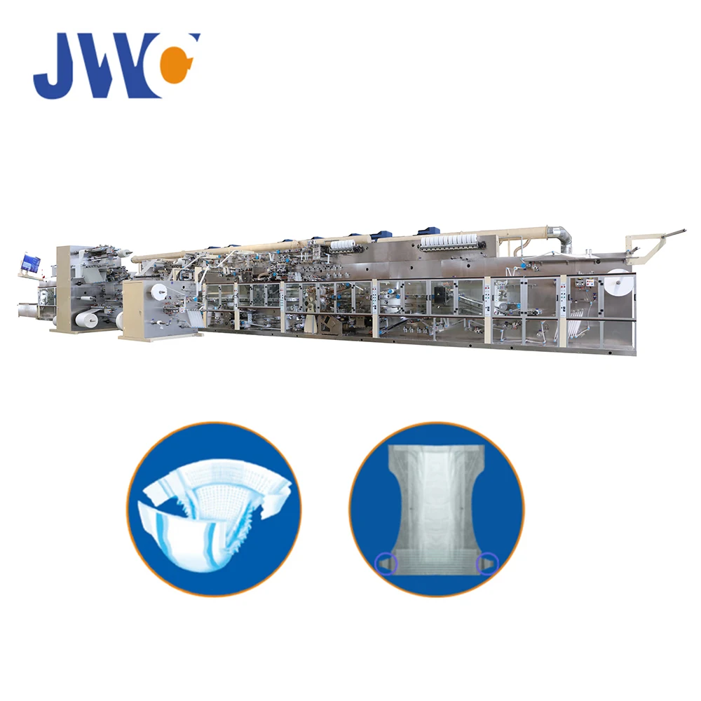 Dipper Machine Baby Diaper Machine Full Servo T Shape Baby Diaper Making Machine