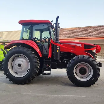 Agricultural Four-wheel Drive Tractor  for Plowing Cultivating Furrow Making-Multifunctional High-Power Tractor