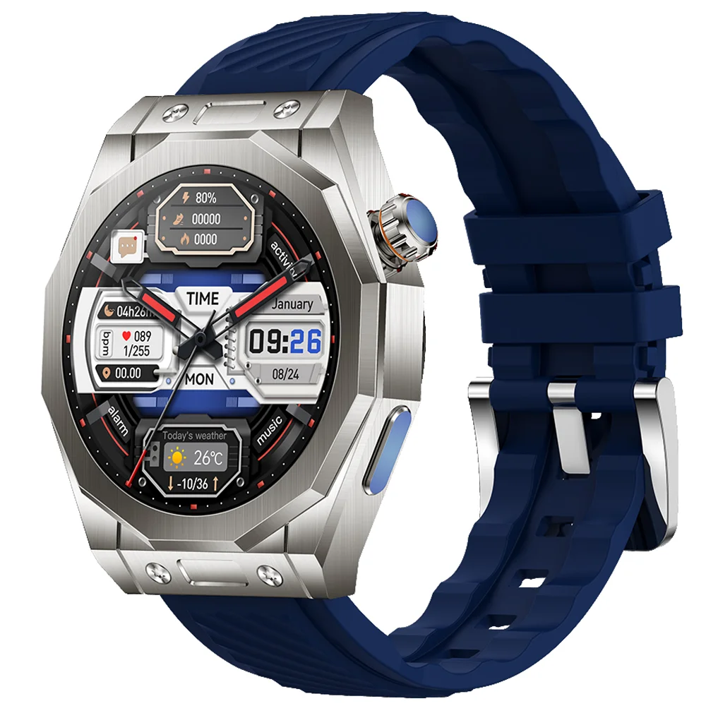 VALDUS NFC Android Phone Smart Watch GPS Sleep Monitoring Womens Health  Z83 Max Inch AMOLED HD Screen Smartwatch