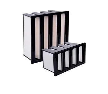 High Efficiency HVAC System Air Conditioner Filter HEPA 4V/3V-Bank Ulpa New 99.9% Plastic Frame Element