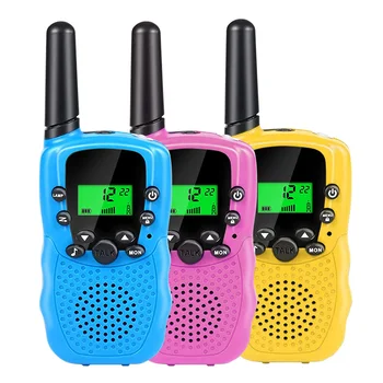 Colored Two-way Long Range Radio Kids Toy Set Walkie Talkie For ...