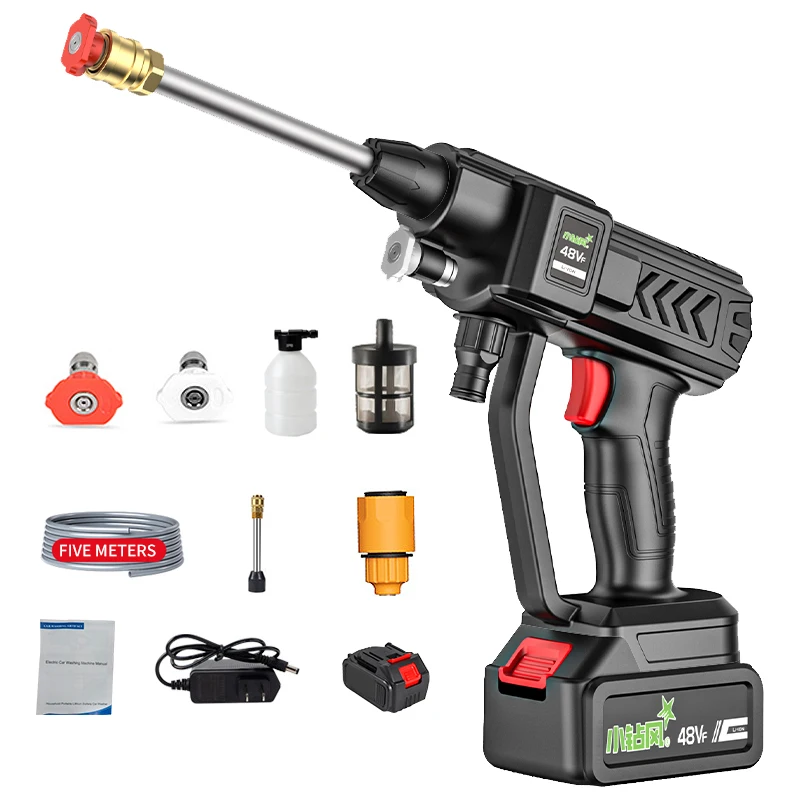 2022 новый дизайн, портативная машина для очистки литиевой батареи, высококачественный беспроводной водяной пистолет, Самые продаваемые товары для очистки автомобилей