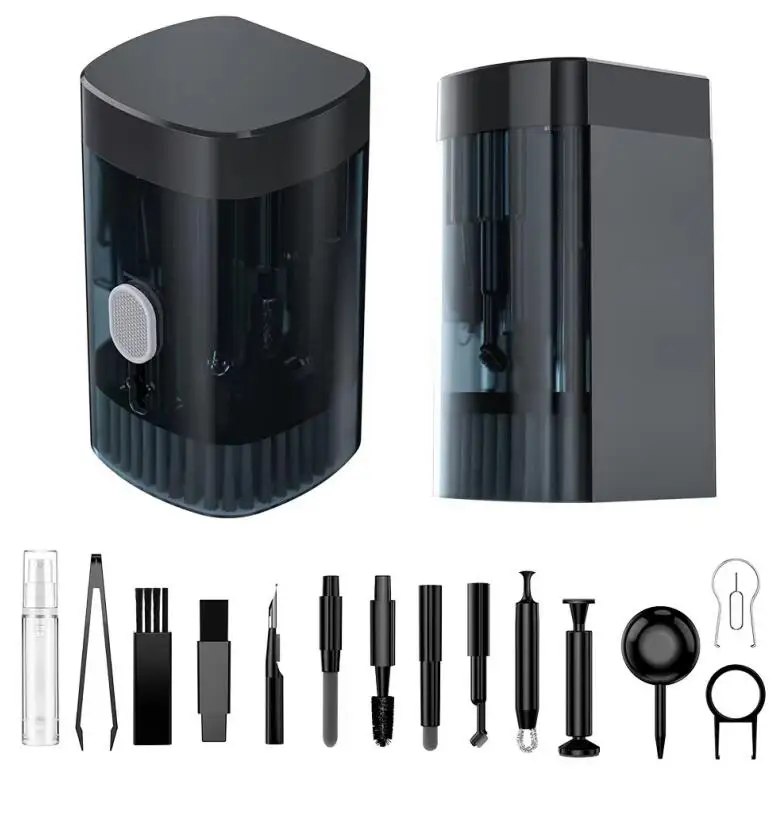 Great Roc 2024 Newest 21 in 1 Cleaning Kit Dust Removal Key Extractor Transparent Design Electronic Cleaner for Keyboard Airpod