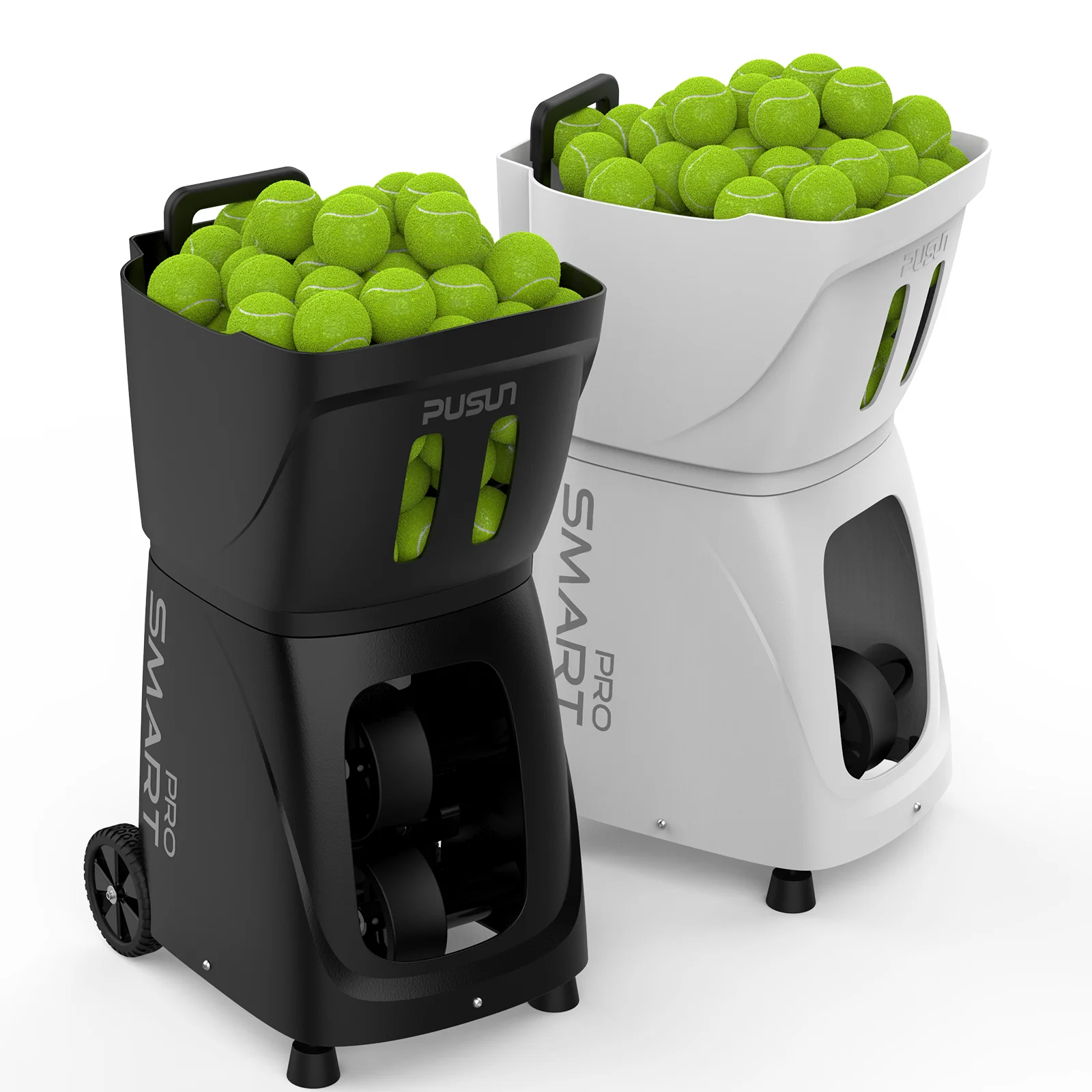 Lanceur De Balles De Tennis Automatique VEVOR TS-08 - Portable, Bluetooth, 150 Balles, 125 Km/h