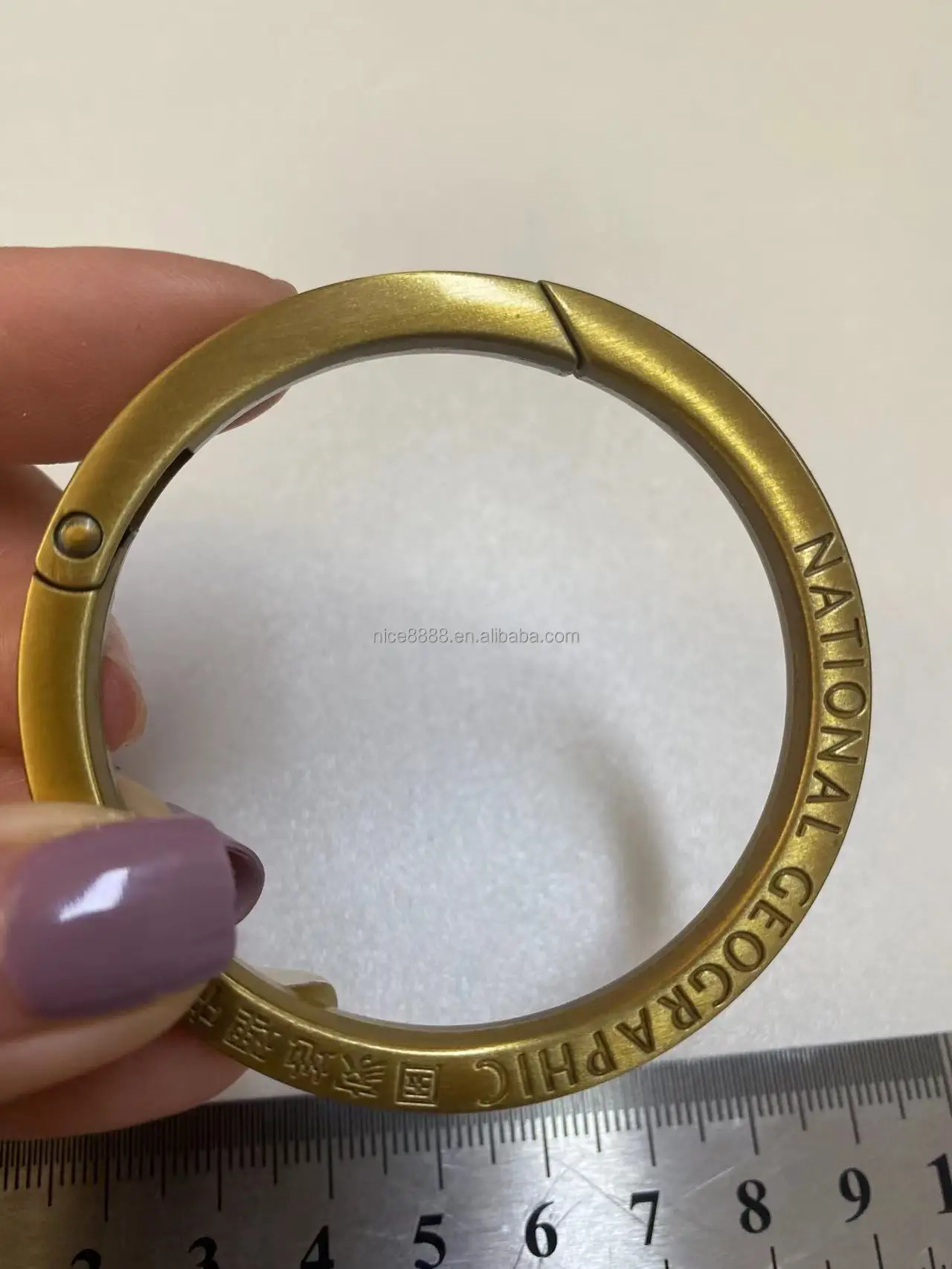 Carabiner Manufacturer Custom Laser Engrave Brand Logo Metal Spring ...