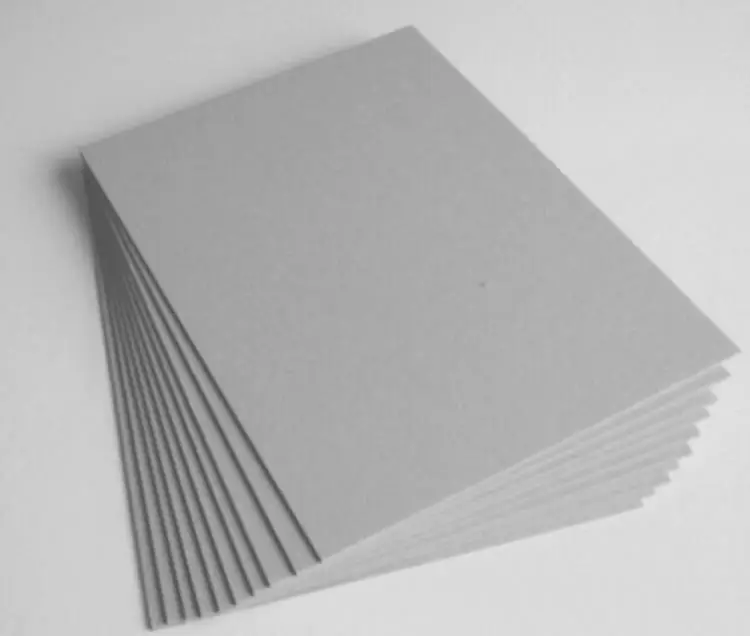 white coated duplex board with grey back