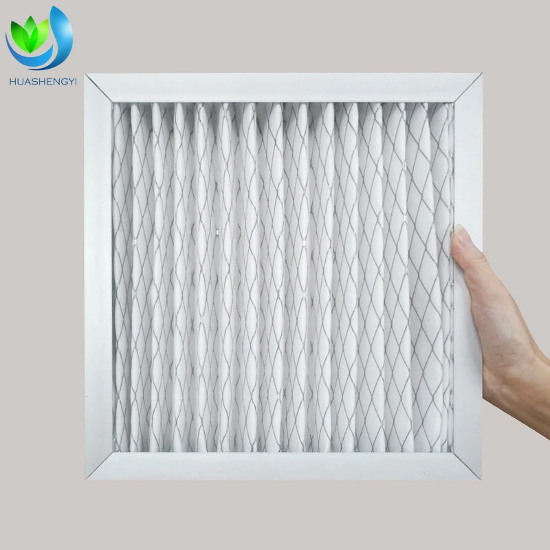 Factory Price G3 G4 Pre Pleated  Air Filter Panel Filters Industrial Air Conditioning Filter for HVAC Air Conditioning Systems