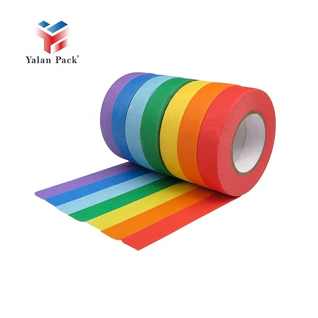 Strong Adhesive Packing tape High Quality Decorative Crepe General Purpose Masking Paper Tape