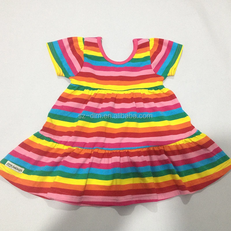rainbow colour frocks