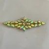 Base dorada con piedra AB