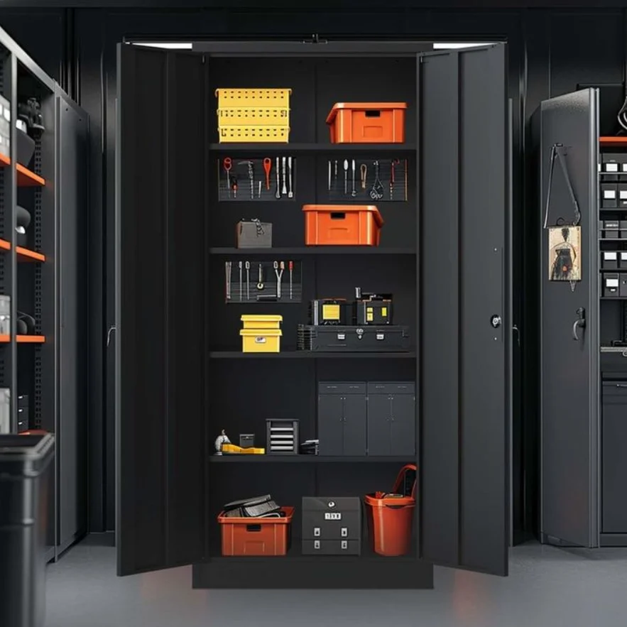 ガレージ金属工具収納キャビネットスチール工具キャビネットオフィス