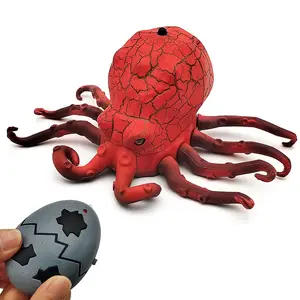 EPT Remote Control Infrared Octopus With Light Battery Operated Animals Rc Toy Octopus Crawling Octopus With Rc