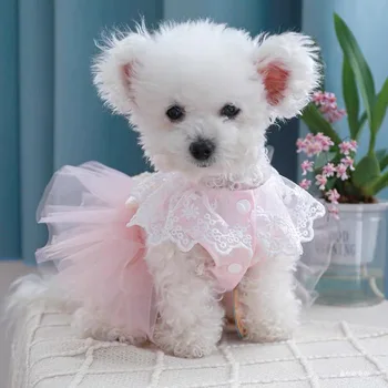 Dog Dress Luxury Pet Clothes Cat Clothes Princess Kitten Puppy Supplies Wholesale