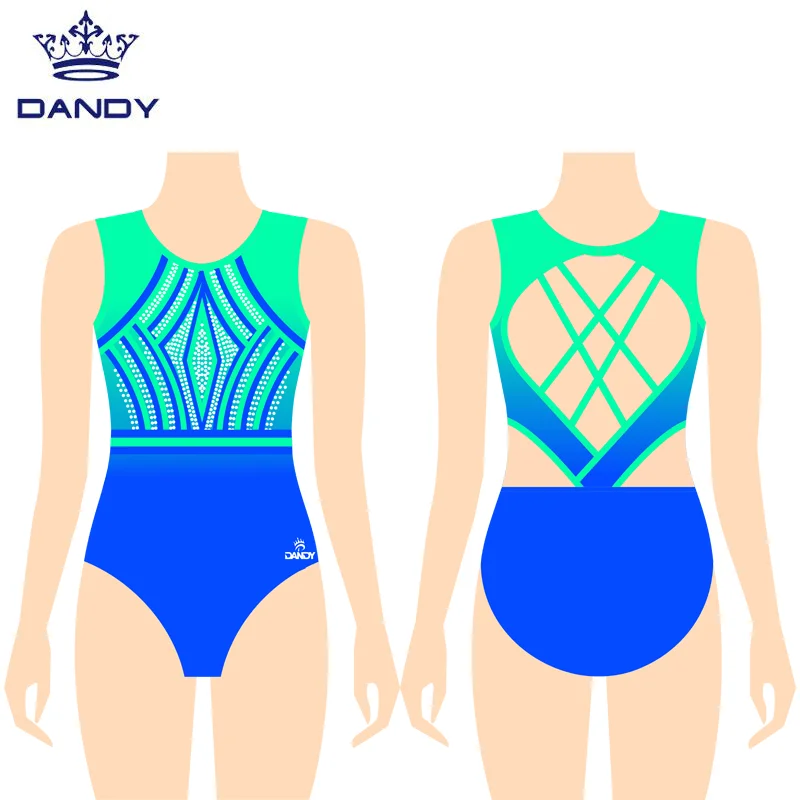 High Quality Custom Gymnastics Leotard Spandex Girls Gymnastic Wear