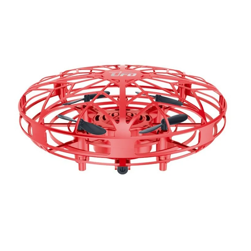 Интерактивный мини-игрушечный НЛО с ручным управлением, индукционный Дрон со светодиодной подсветкой