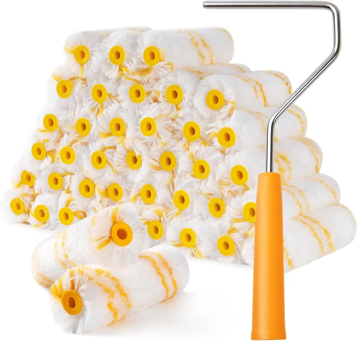 Mini Baby 4inch Paint Roller Covers Refill With Frame Small Wall Paint