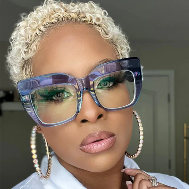 Cheapest Glass Degree Optical 2023 Gafas Grandes Para Mujer Anti Lumire Bleu Custom Frame Glasses Optic Lunettes Des Femmes