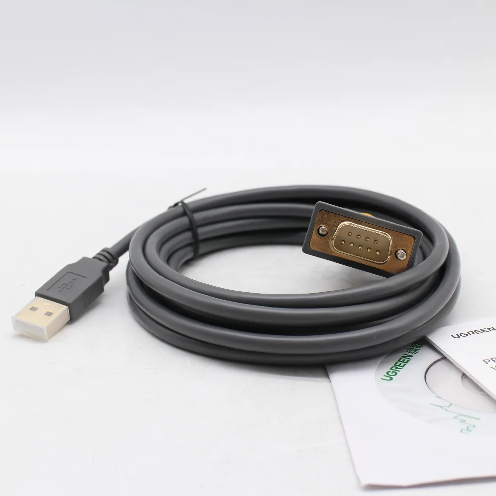 USB to 232 Serial Cable DB9 Female Pin USB 2.0 DB9 RS232 Ftdi Chipset Converter Adapter Cable