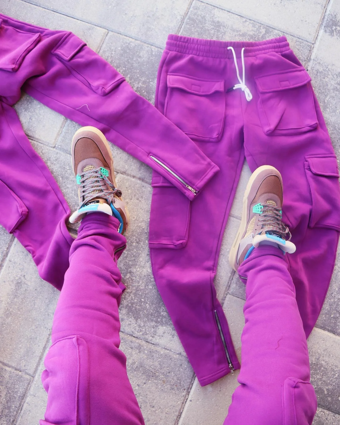 Cargo Sweatpants Plain Fashion High Quality Multiple Pockets Pants Jogger Track Custom Cargo Pants Men gallery 2