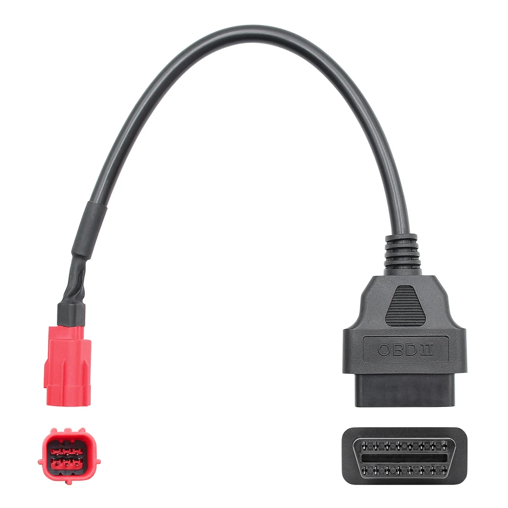Diagnostic 4 Pin OBD2 Cable Harness Adapter for Honda CBR 1000R, CBR 6
