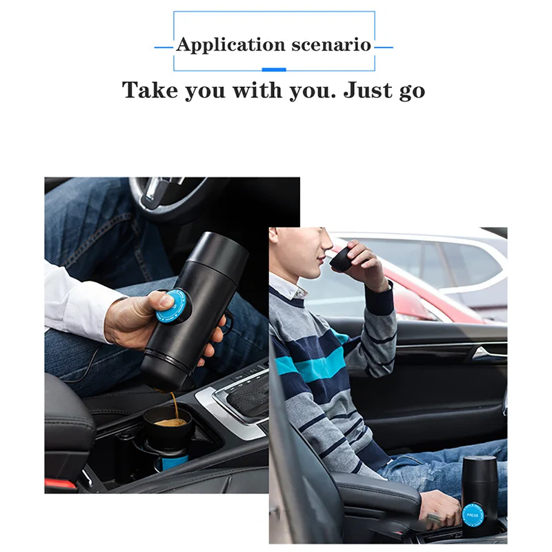 Kinglong Capsule 80ml Car Travel Nespressoo Coffee Maker Mini Expresso