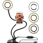 2020 Amazon Top Seller LED Selfie Light Ring Round Flexible Mobile Phone Holder Stand for Live Broadcast