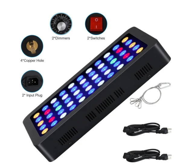 165W Full Spectrum LED Aquarium Light for Coral Reef