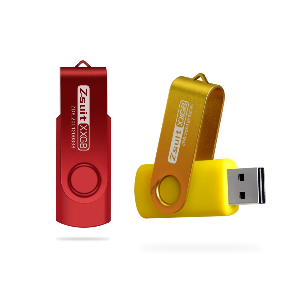 Colorful Metal Swivel Usb Flash Drive 128mb-128gb Oem