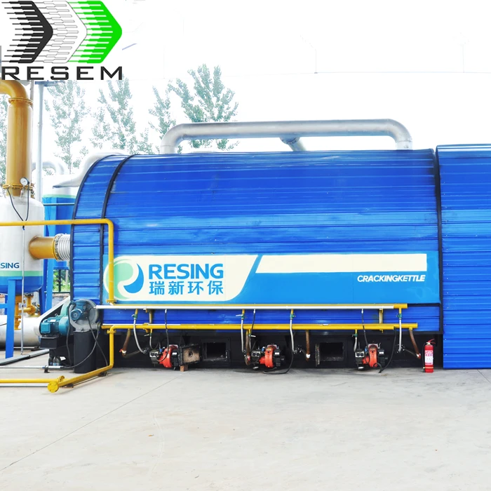 Henan Ruixin 10Tons Pyrolysis Plant In Municipal Solid Waste