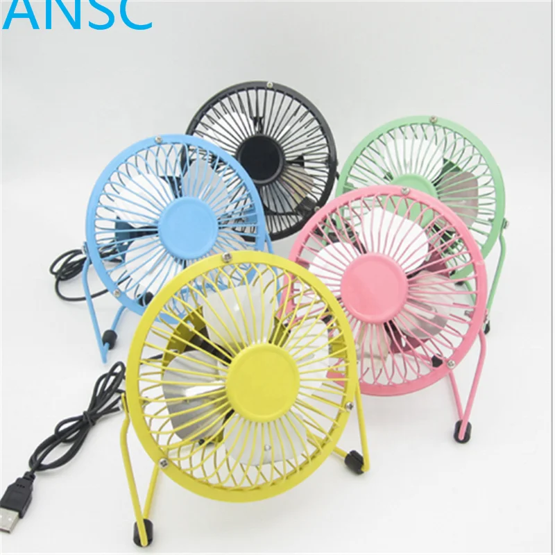 USB Portable Small Fan With Stand Mini Fan 4inch