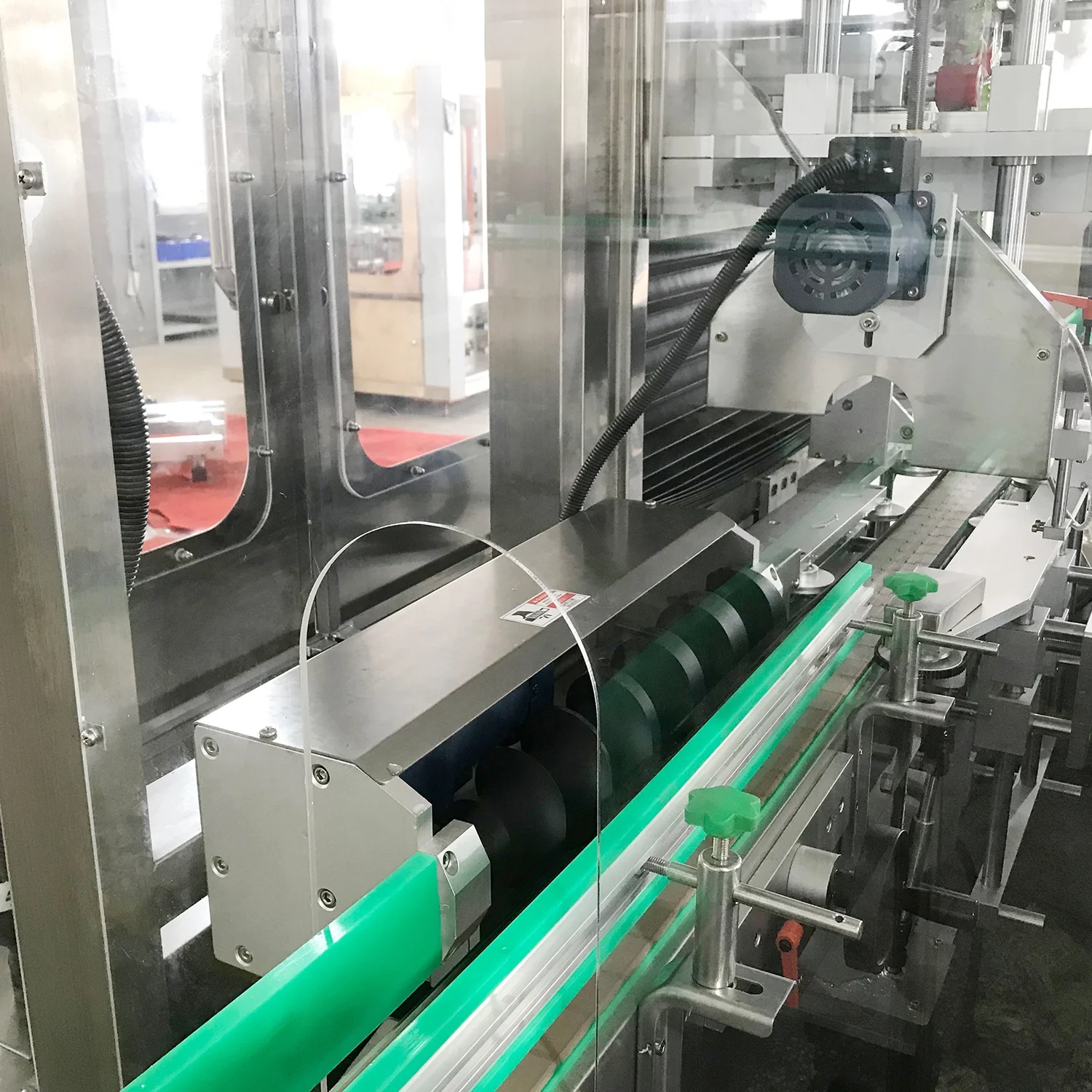 2020 горячая Распродажа PM-150 Полностью Автоматическая PET бутылка термоусадочная этикетировочная машина