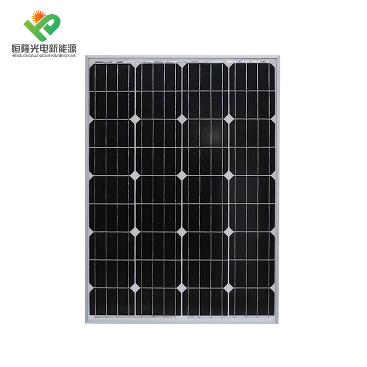 Монокристаллическая фотоэлектрическая солнечная панель PV 100 Вт