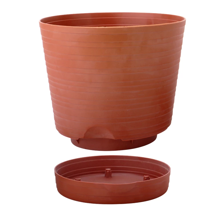 K&b Wholesale Reusable Cheap Plastic Planters Flower Pots For Home