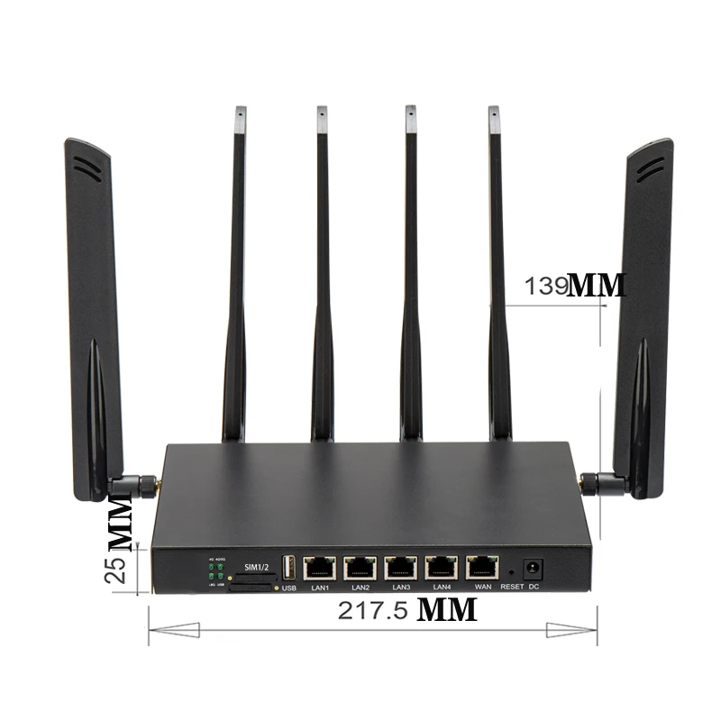 HUASIFEI WIFI6 dual band router wifi 5g dual-core network chip MT7621 wifi router 4g with SIM card slot