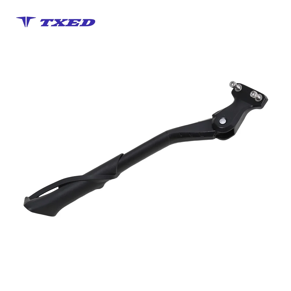 Adjustable Aluminum Bicycle Kickstand Double Hole 260x300mm ED Coated Rear Axle for Road/Mountain Bikes Electric Bike Stand