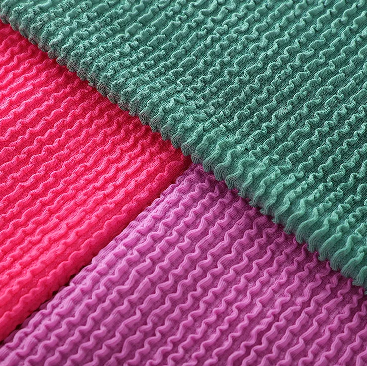 Oekotex Certified 92 Polyester 8 Elastane Upf 50 Jacquard Terry Swim