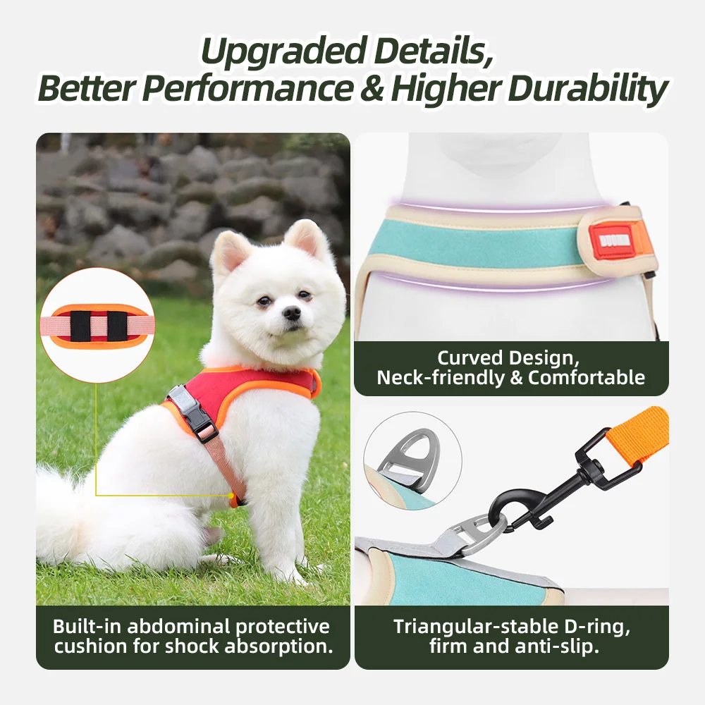 Wholesale Pet Product Pet Harness Step-in Breathable Puppy Dog Harness - product detail 4