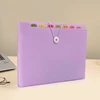 Sac accordéon violet à 12 poches