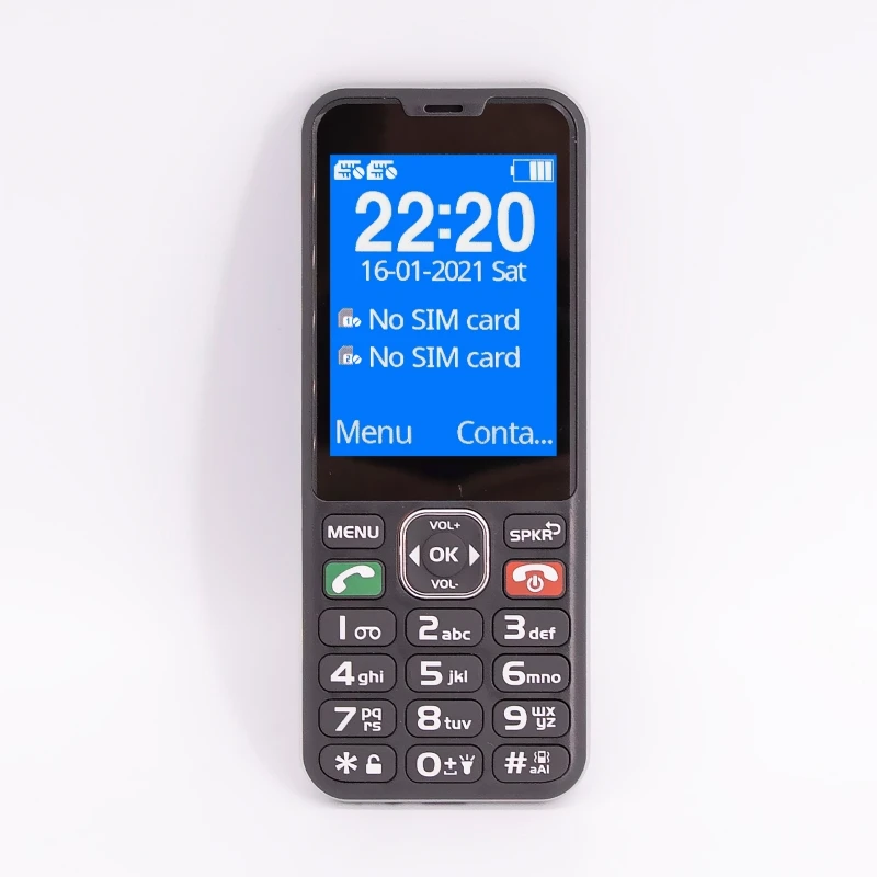 L2801 User Friendly Dual SIM Slim Keypad Mobile Phone Small Keypad Mobile Phone Mobile Phone Russian Keypad